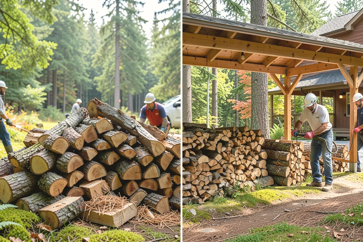 Reclaimed Firewood in La Conner, Skagit County, WA - Identify and collect suitable reclaimed wood