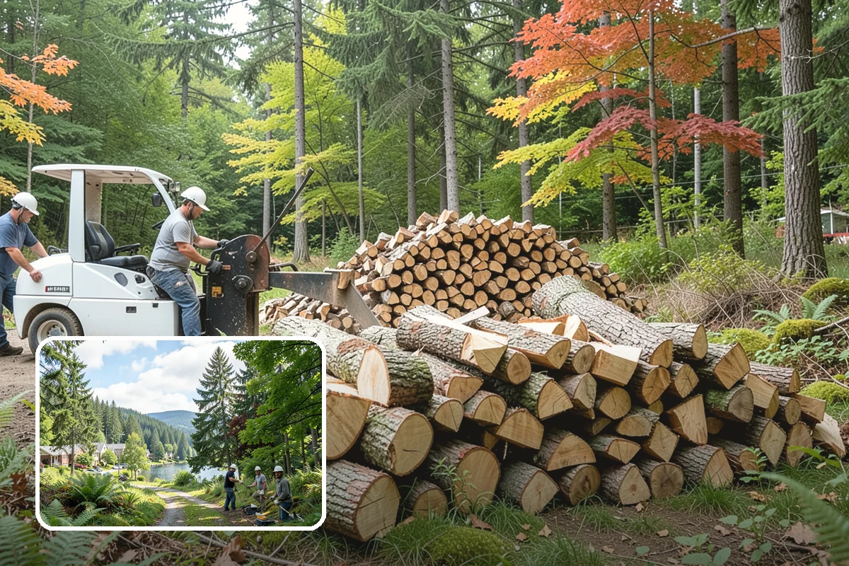 Reclaimed Firewood in Lake Forest Park, King County, WA - Diverts usable wood from the waste stream
