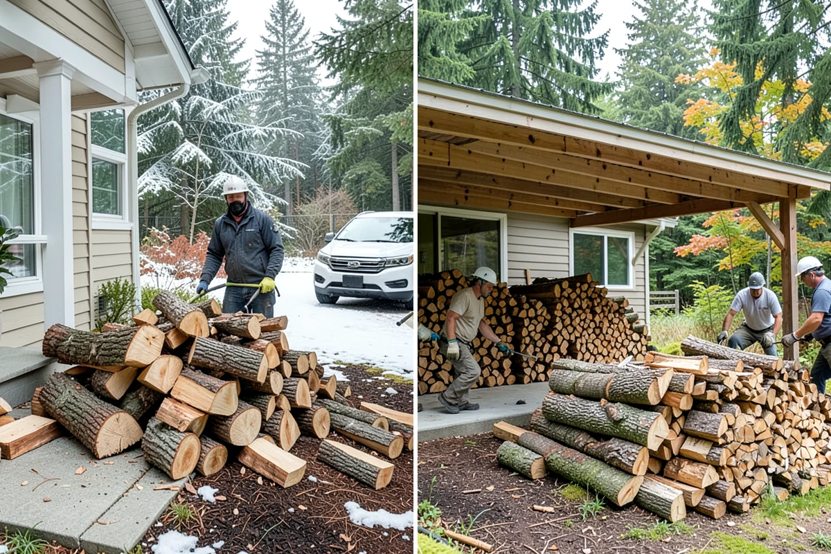 Reclaimed Firewood in Lake Forest Park, King County, WA - Identify and collect suitable reclaimed wood