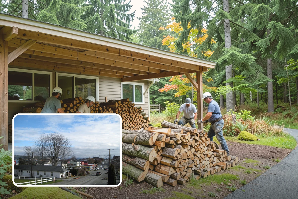 Reclaimed Firewood in Langley, WA - Diverts usable wood from the waste stream