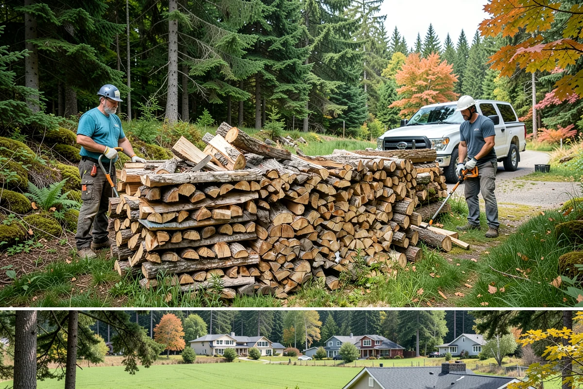 Reclaimed Firewood in Lyman, WA - Available throughout the year, with fall and winter being the most popular times to stock reclaimed fuel.