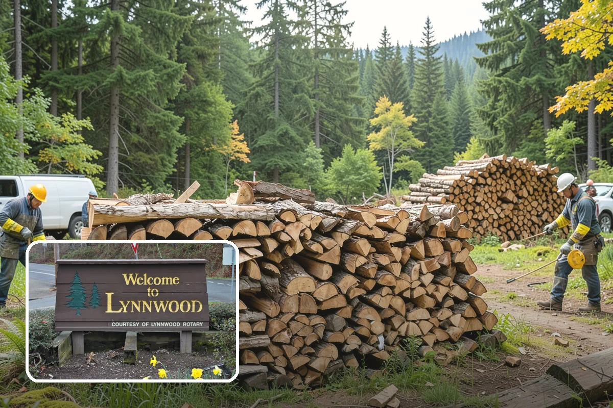 Reclaimed Firewood in Lynnwood, Snohomish County, WA - Diverts usable wood from the waste stream