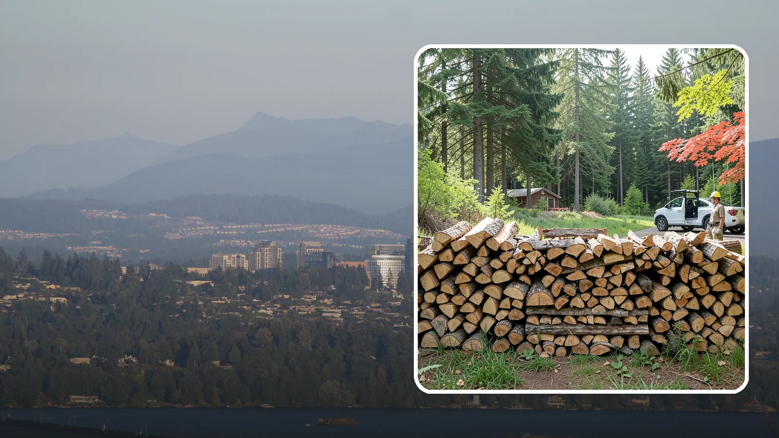 Reclaimed Firewood in Medina, King County, WA - We turn wood that would otherwise be discarded into clean, usable firewood for your stove or fireplace.