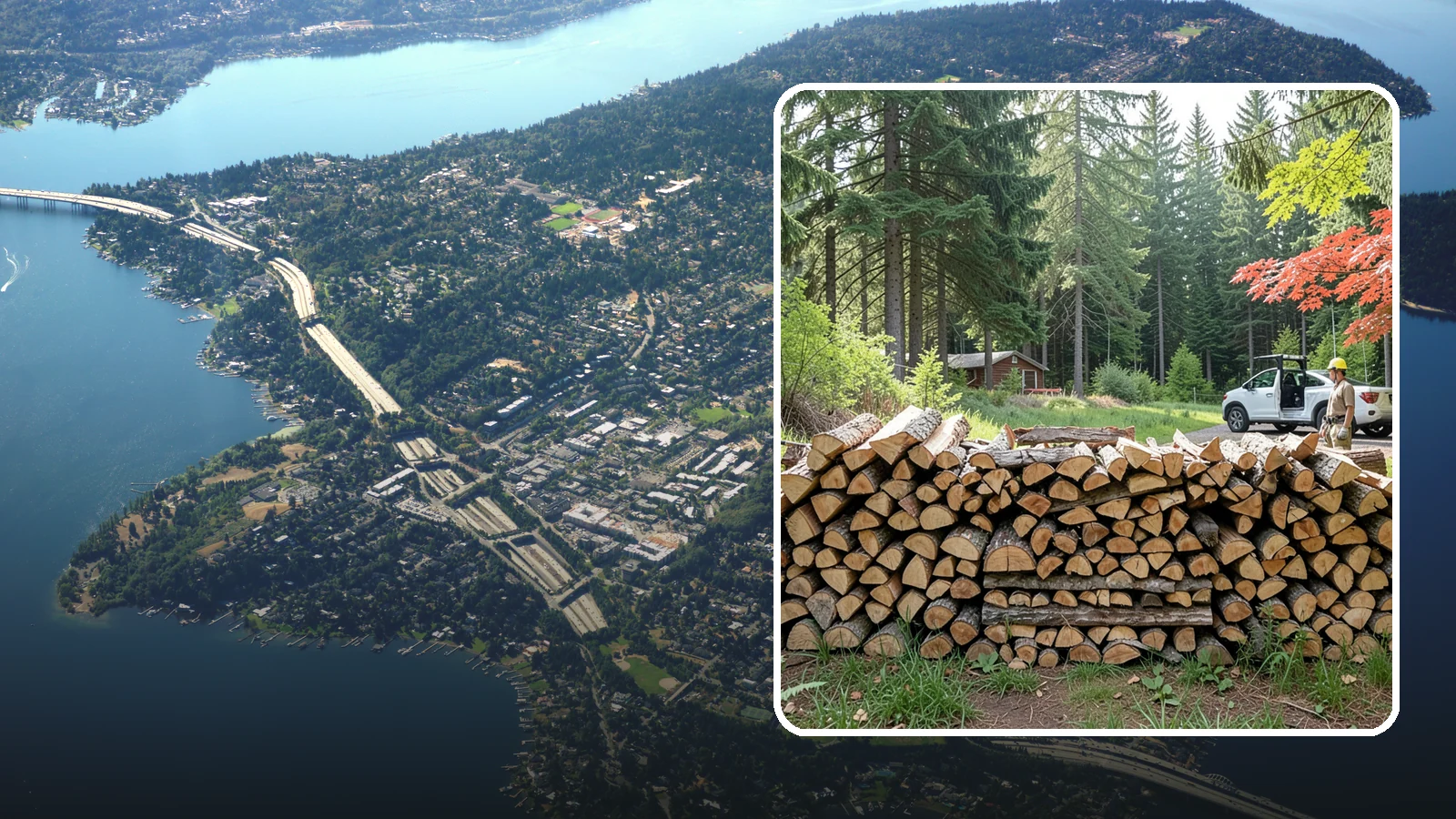 Reclaimed Firewood in Mercer Island, King County, WA - We turn wood that would otherwise be discarded into clean, usable firewood for your stove or fireplace.