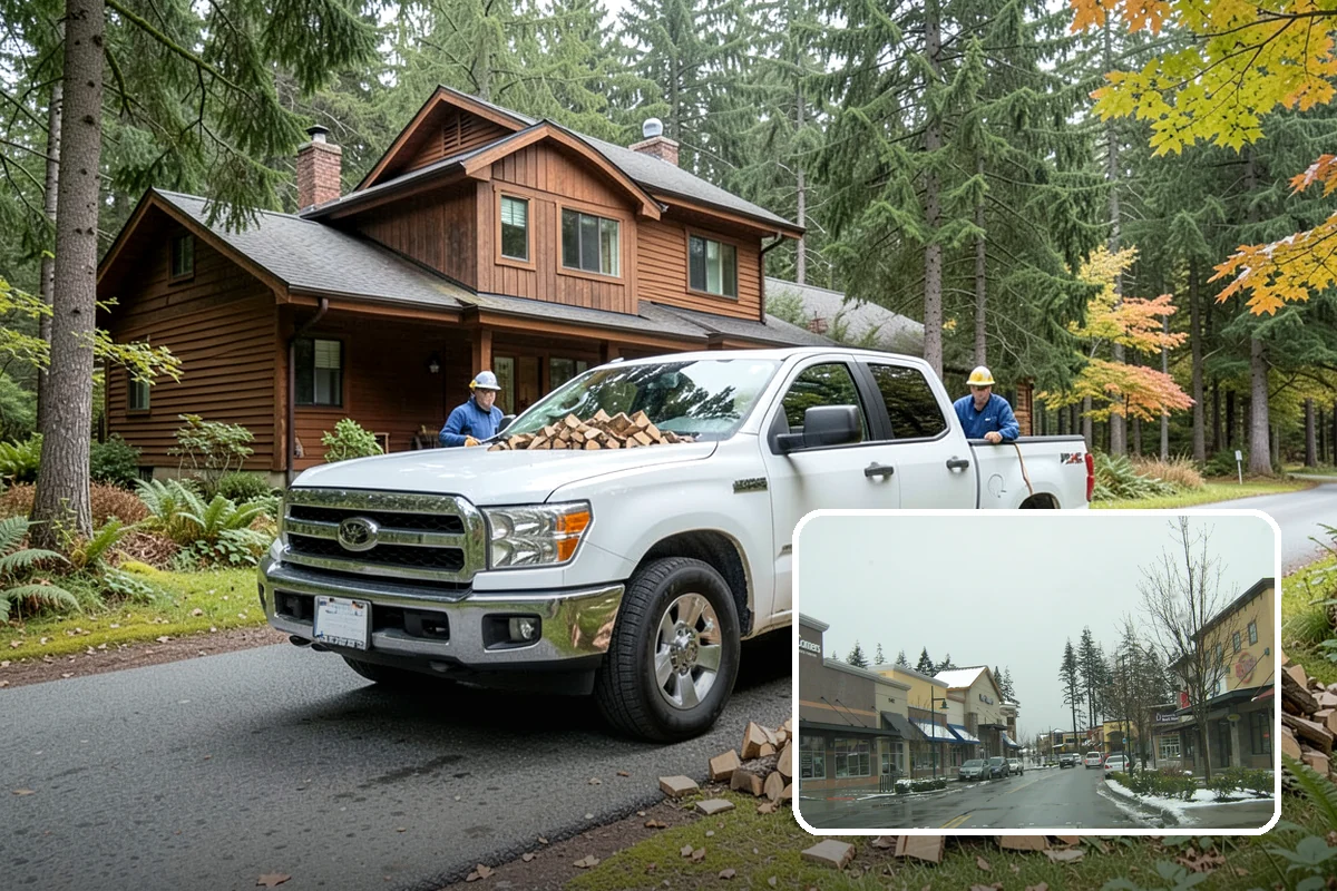 Reclaimed Firewood in Mill Creek, Snohomish County, WA - Diverts usable wood from the waste stream