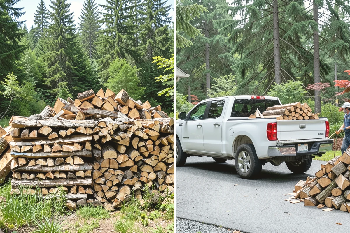 Reclaimed Firewood in Mill Creek, Snohomish County, WA - Identify and collect suitable reclaimed wood