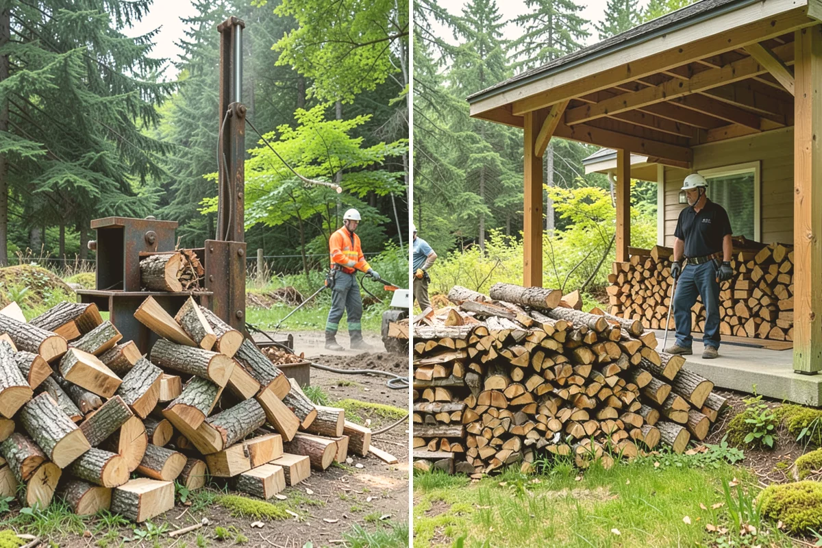 Reclaimed Firewood in Milton, King County, WA - Identify and collect suitable reclaimed wood