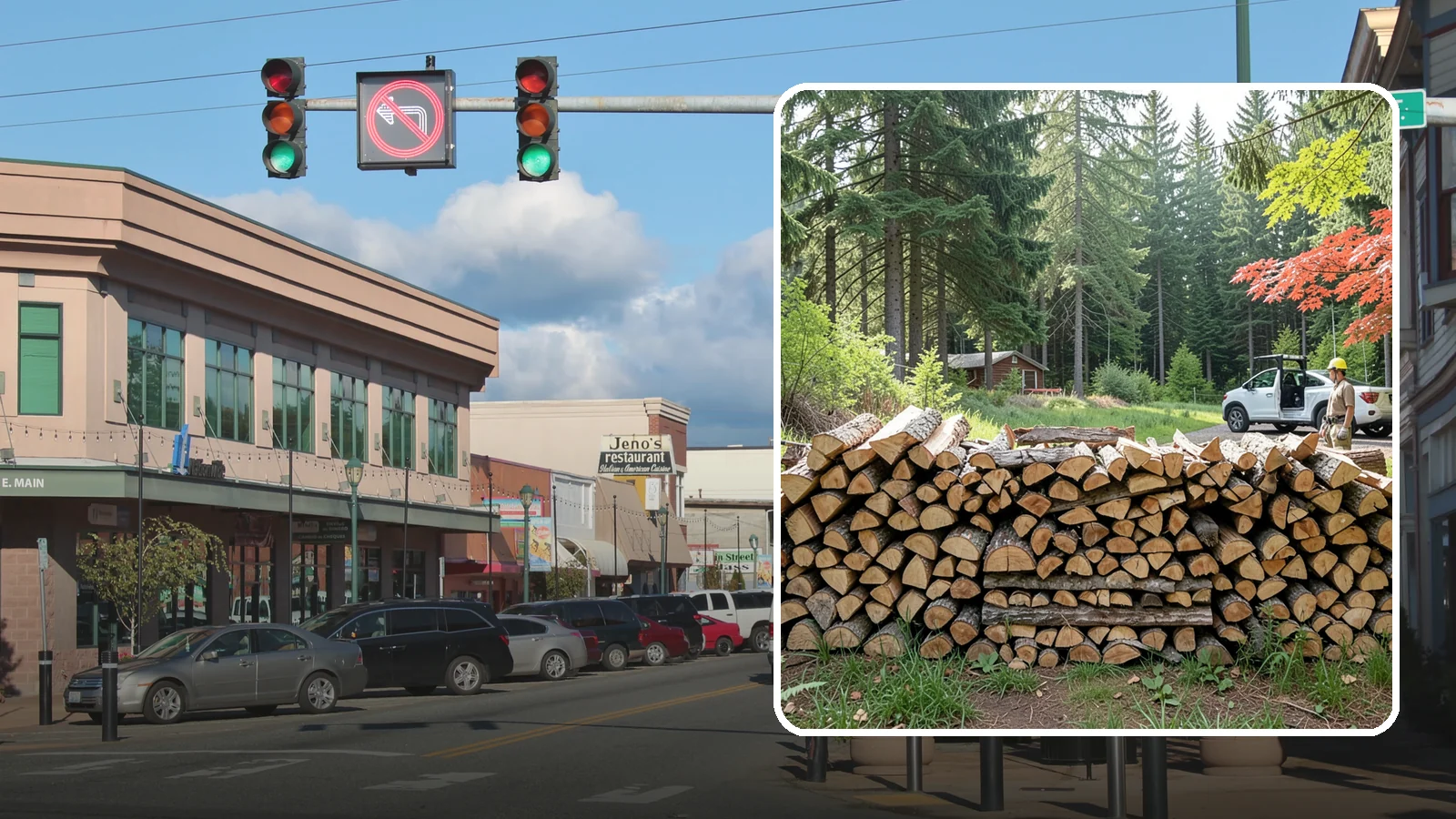 Reclaimed Firewood in Monroe, Snohomish County, WA - We turn wood that would otherwise be discarded into clean, usable firewood for your stove or fireplace.