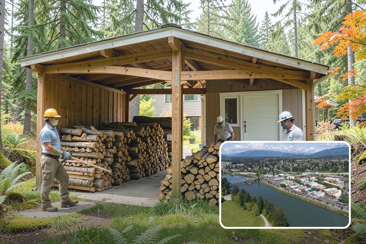 Reclaimed Firewood in Mount Vernon, Skagit County, WA - Diverts usable wood from the waste stream