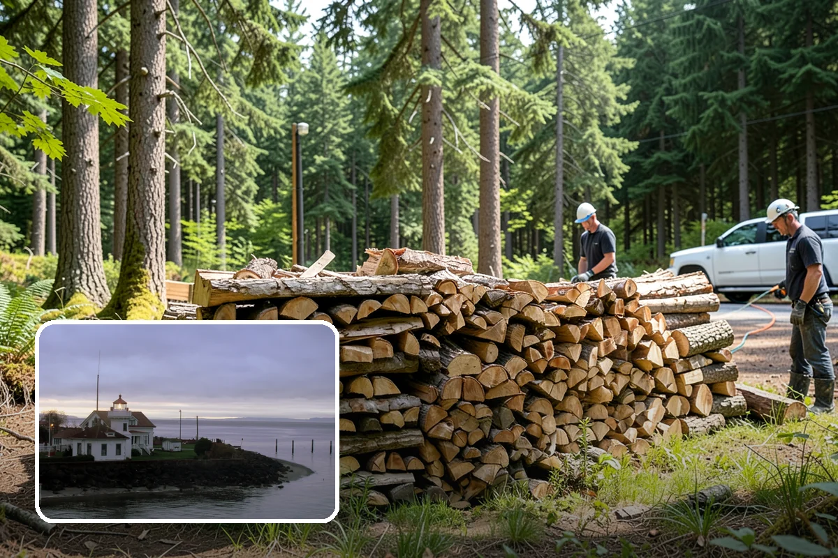 Reclaimed Firewood in Mukilteo, Snohomish County, WA - Diverts usable wood from the waste stream
