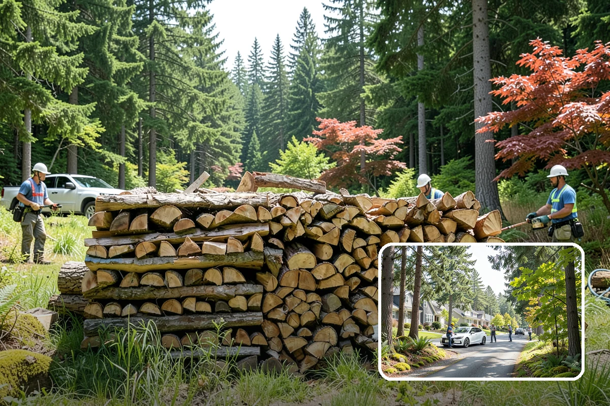 Reclaimed Firewood in Normandy Park, King County, WA - Diverts usable wood from the waste stream