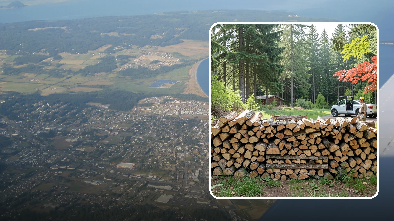 Reclaimed Firewood in Oak Harbor, Island County, WA - We turn wood that would otherwise be discarded into clean, usable firewood for your stove or fireplace.