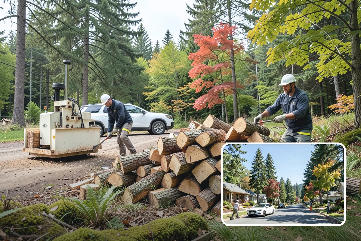 Reclaimed Firewood in Orting, Pierce County, WA - Diverts usable wood from the waste stream