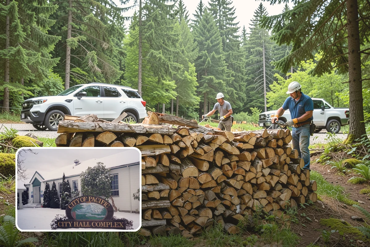 Reclaimed Firewood in Pacific, King County, WA - Diverts usable wood from the waste stream