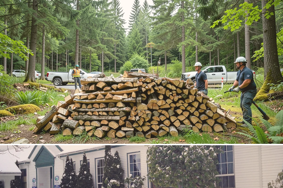 Reclaimed Firewood in Pacific, King County, WA - Available throughout the year, with fall and winter being the most popular times to stock reclaimed fuel.