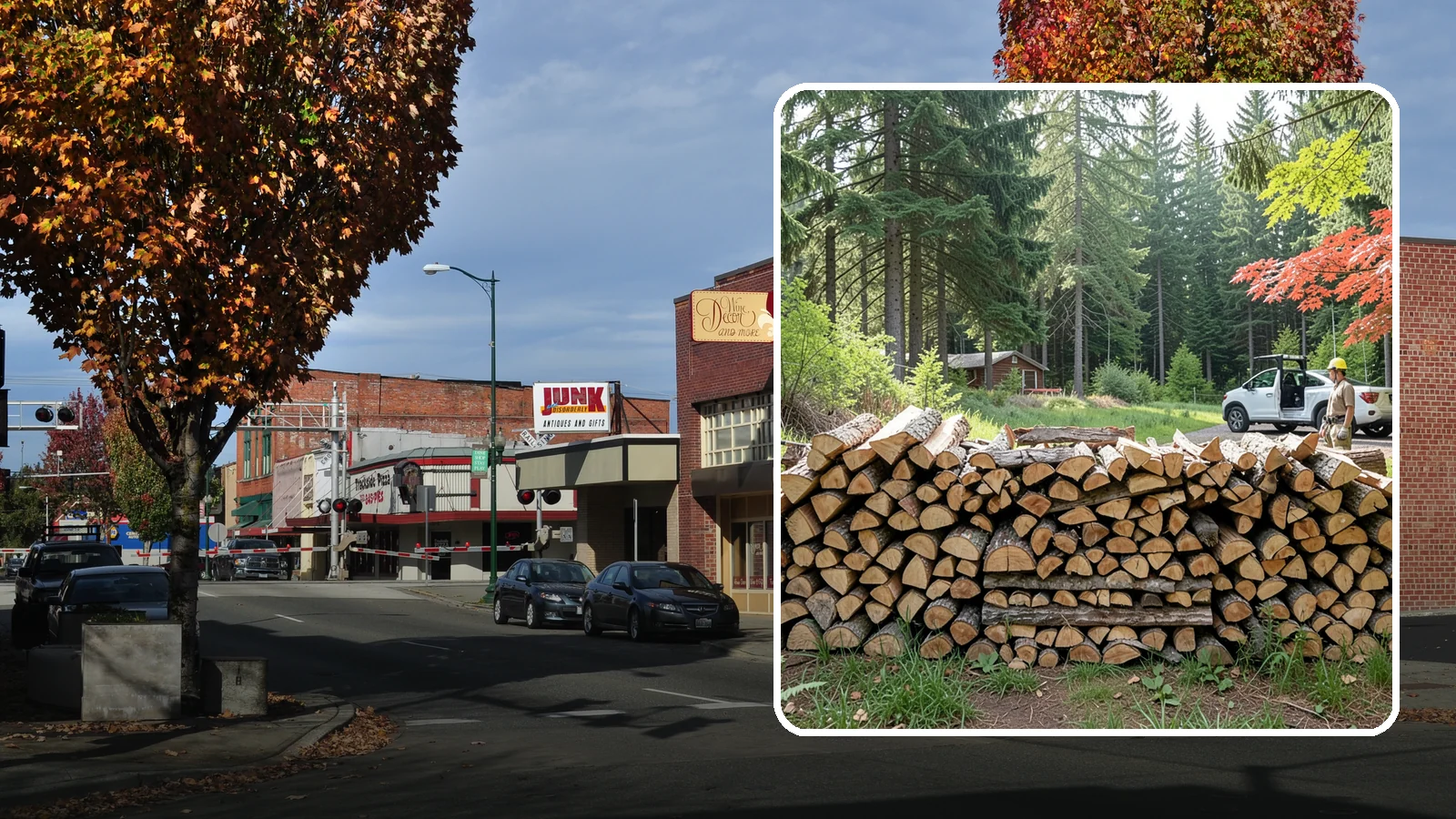 Reclaimed Firewood in Puyallup, Pierce County, WA - We turn wood that would otherwise be discarded into clean, usable firewood for your stove or fireplace.