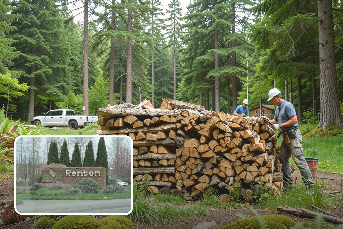 Reclaimed Firewood in Renton, King County, WA - Diverts usable wood from the waste stream