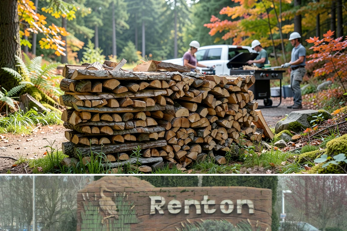 Reclaimed Firewood in Renton, King County, WA - Available throughout the year, with fall and winter being the most popular times to stock reclaimed fuel.