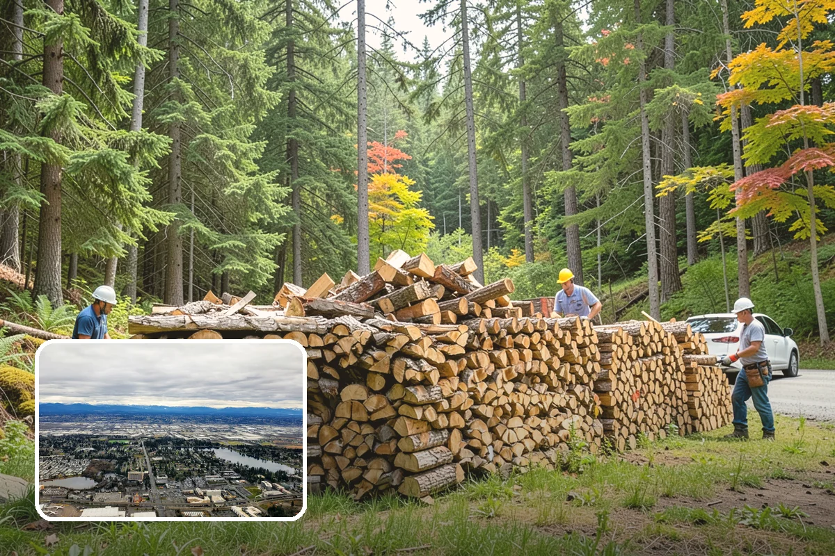 Reclaimed Firewood in SeaTac, King County, WA - Diverts usable wood from the waste stream