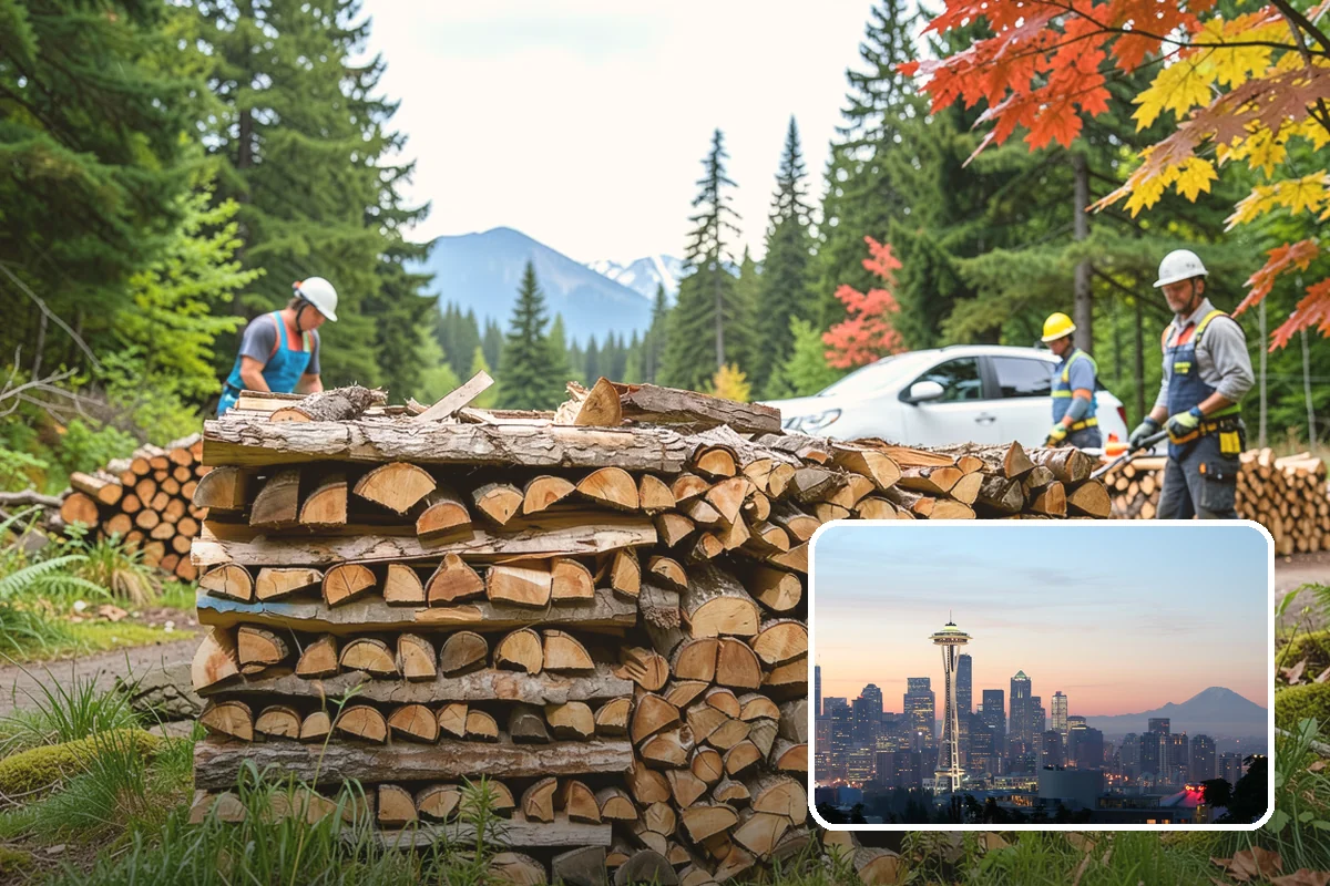 Reclaimed Firewood in Seattle, King County, WA - Diverts usable wood from the waste stream
