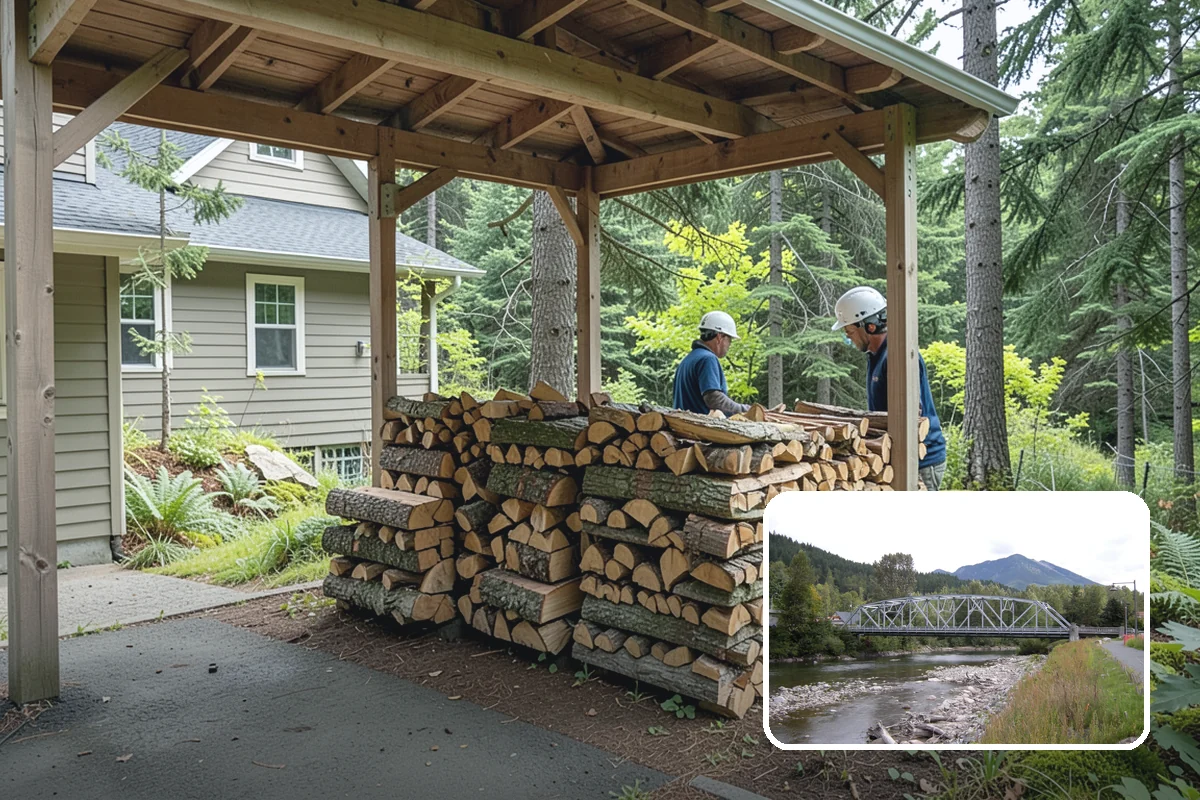 Reclaimed Firewood in Skykomish, King County, WA - Diverts usable wood from the waste stream