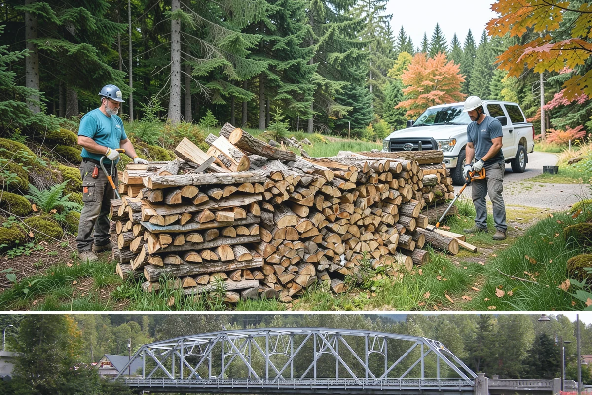 Reclaimed Firewood in Skykomish, King County, WA - Available throughout the year, with fall and winter being the most popular times to stock reclaimed fuel.