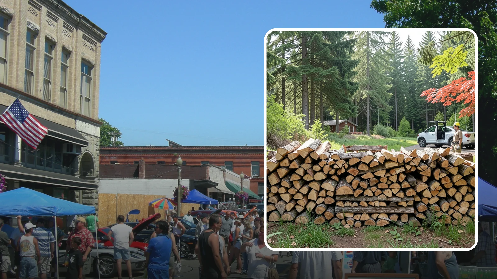 Reclaimed Firewood in Snohomish, Snohomish County, WA - We turn wood that would otherwise be discarded into clean, usable firewood for your stove or fireplace.