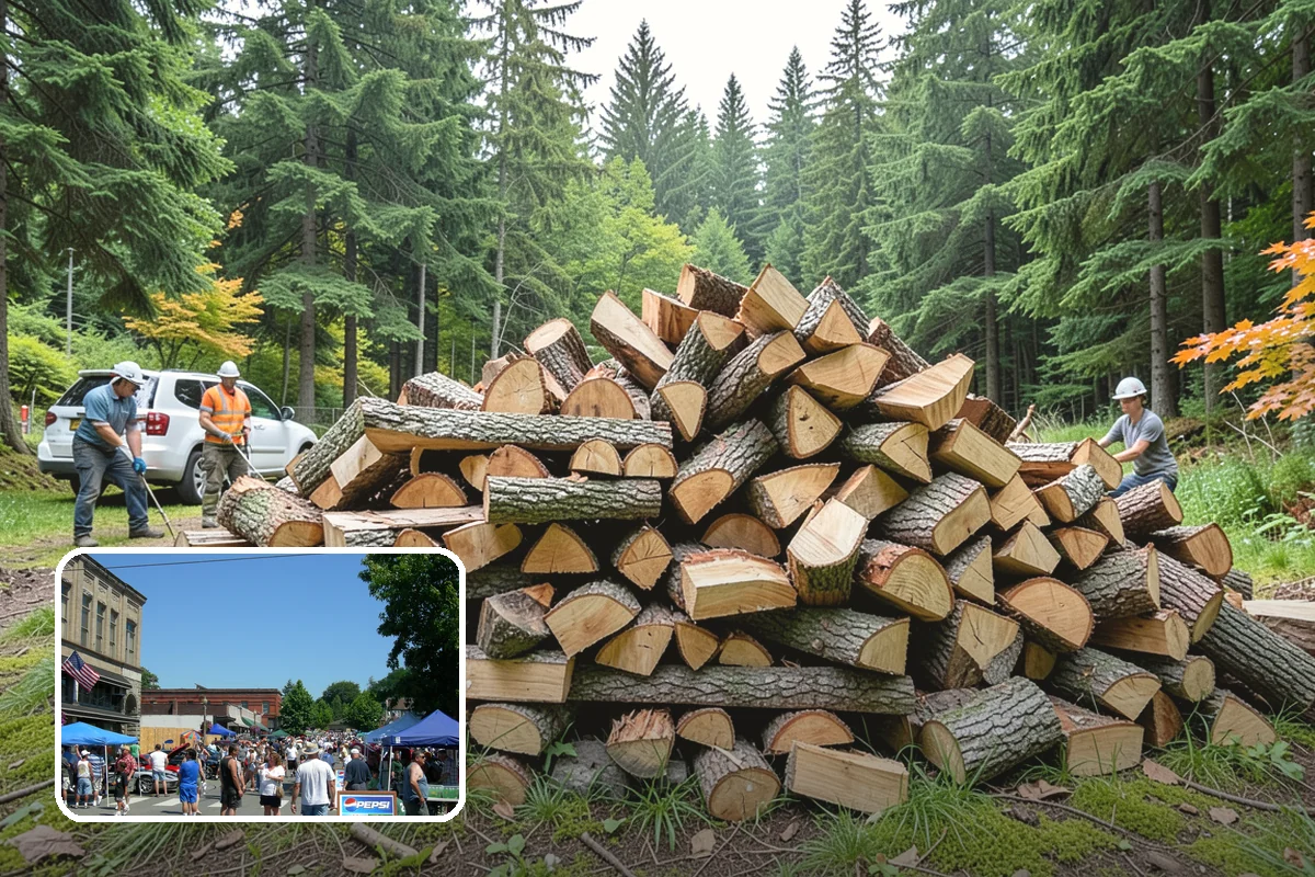Reclaimed Firewood in Snohomish, Snohomish County, WA - Diverts usable wood from the waste stream