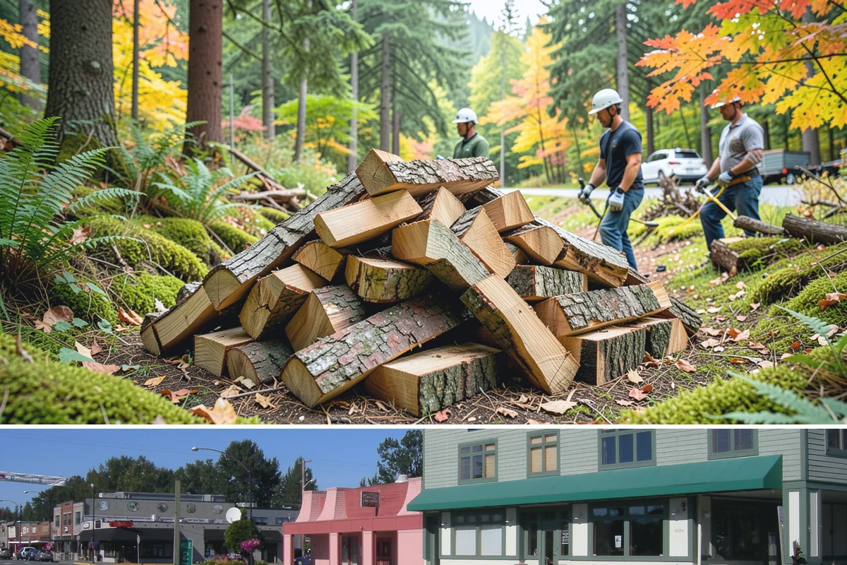 Reclaimed Firewood in Snoqualmie, King County, WA - Available throughout the year, with fall and winter being the most popular times to stock reclaimed fuel.