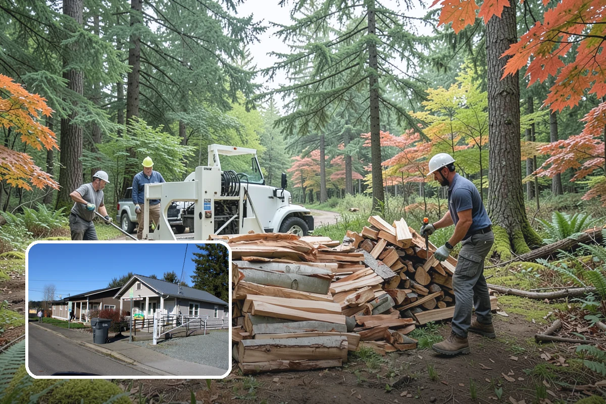 Reclaimed Firewood in South Prairie, Pierce County, WA - Diverts usable wood from the waste stream
