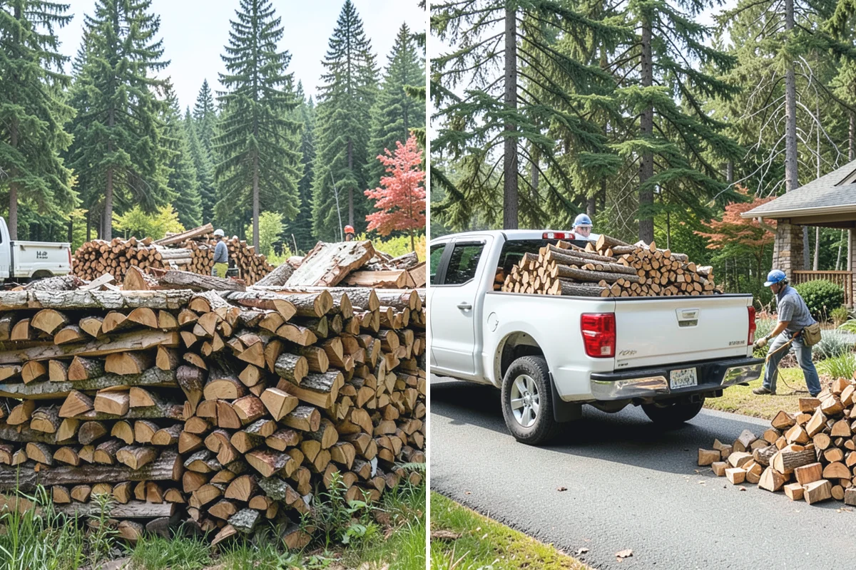Reclaimed Firewood in South Prairie, Pierce County, WA - Identify and collect suitable reclaimed wood