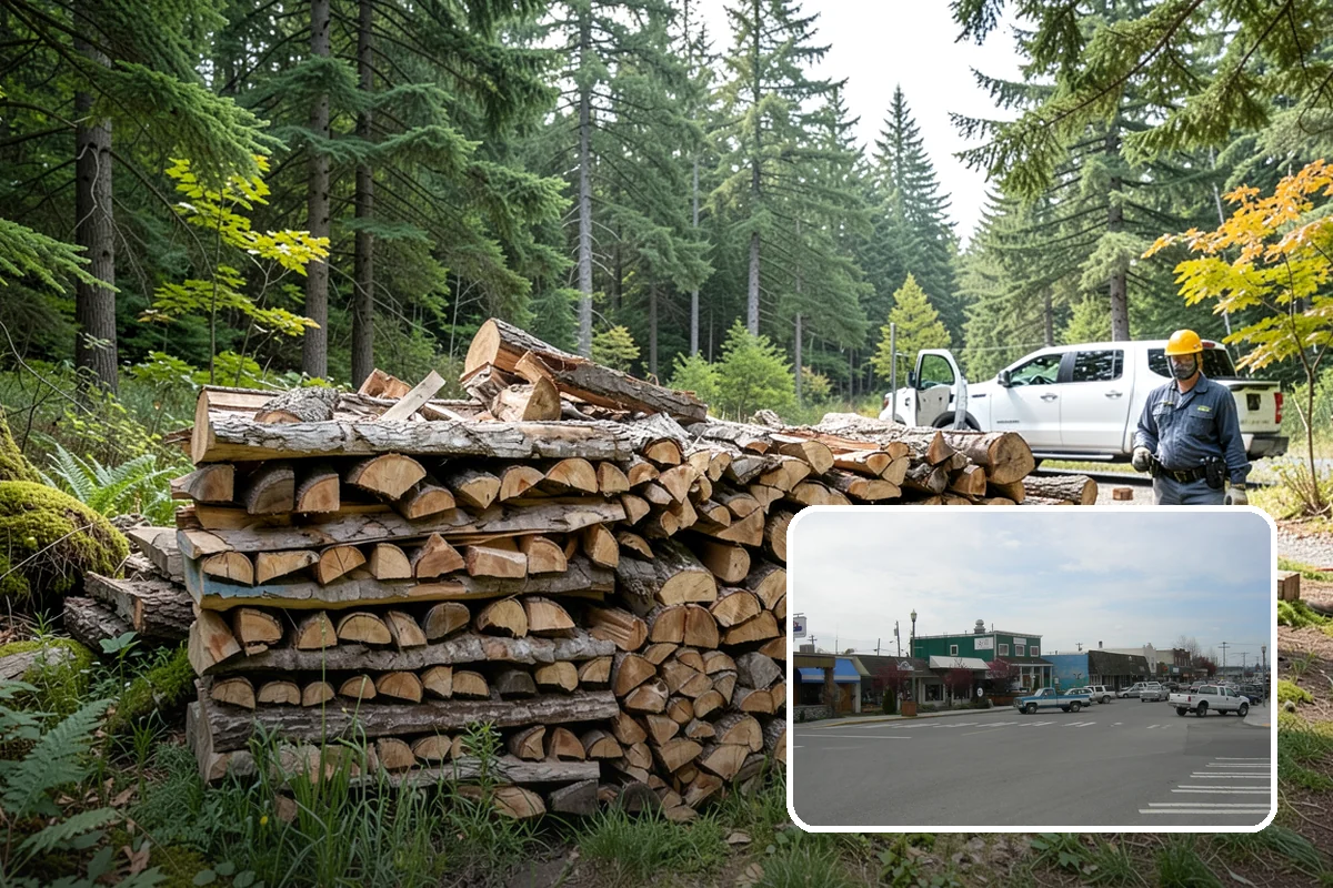 Reclaimed Firewood in Stanwood, Snohomish County, WA - Diverts usable wood from the waste stream