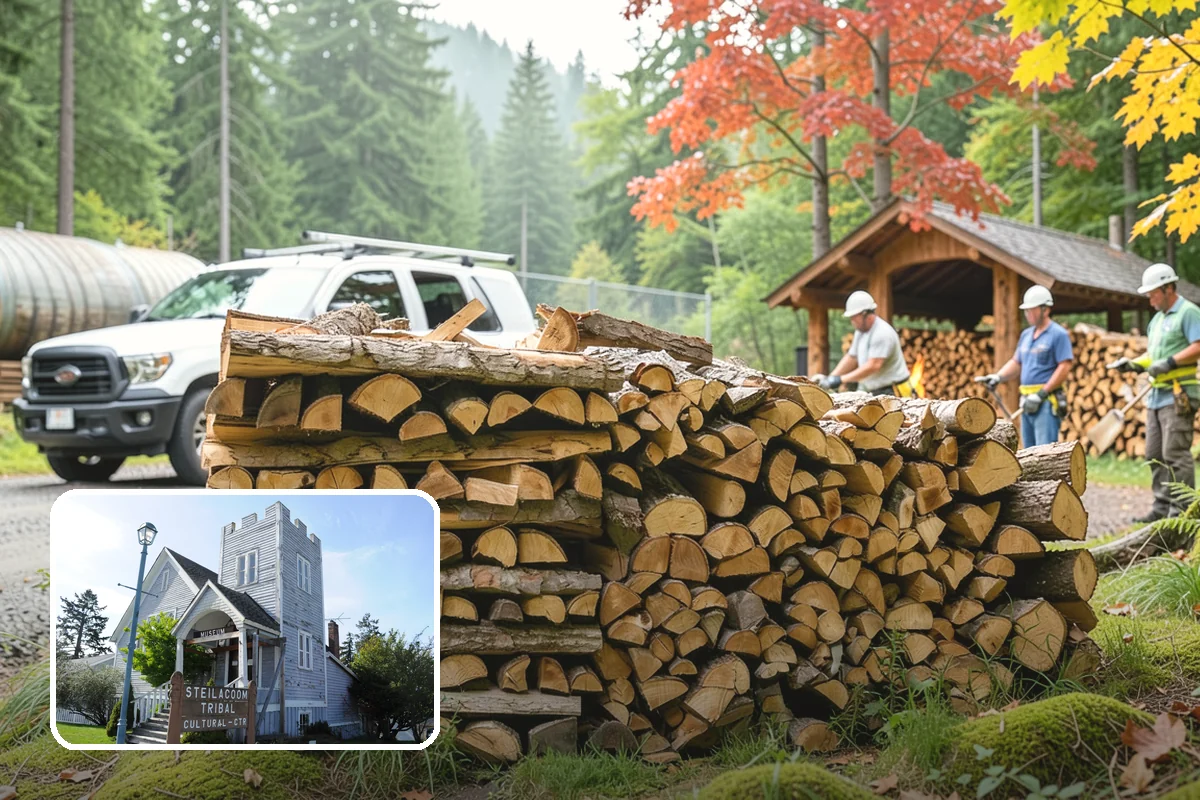 Reclaimed Firewood in Steilacoom, Pierce County, WA - Diverts usable wood from the waste stream