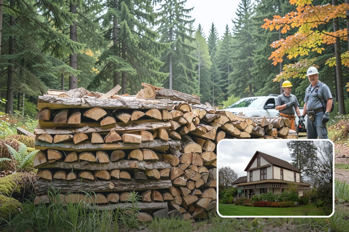 Reclaimed Firewood in Sumner, Pierce County, WA - Diverts usable wood from the waste stream