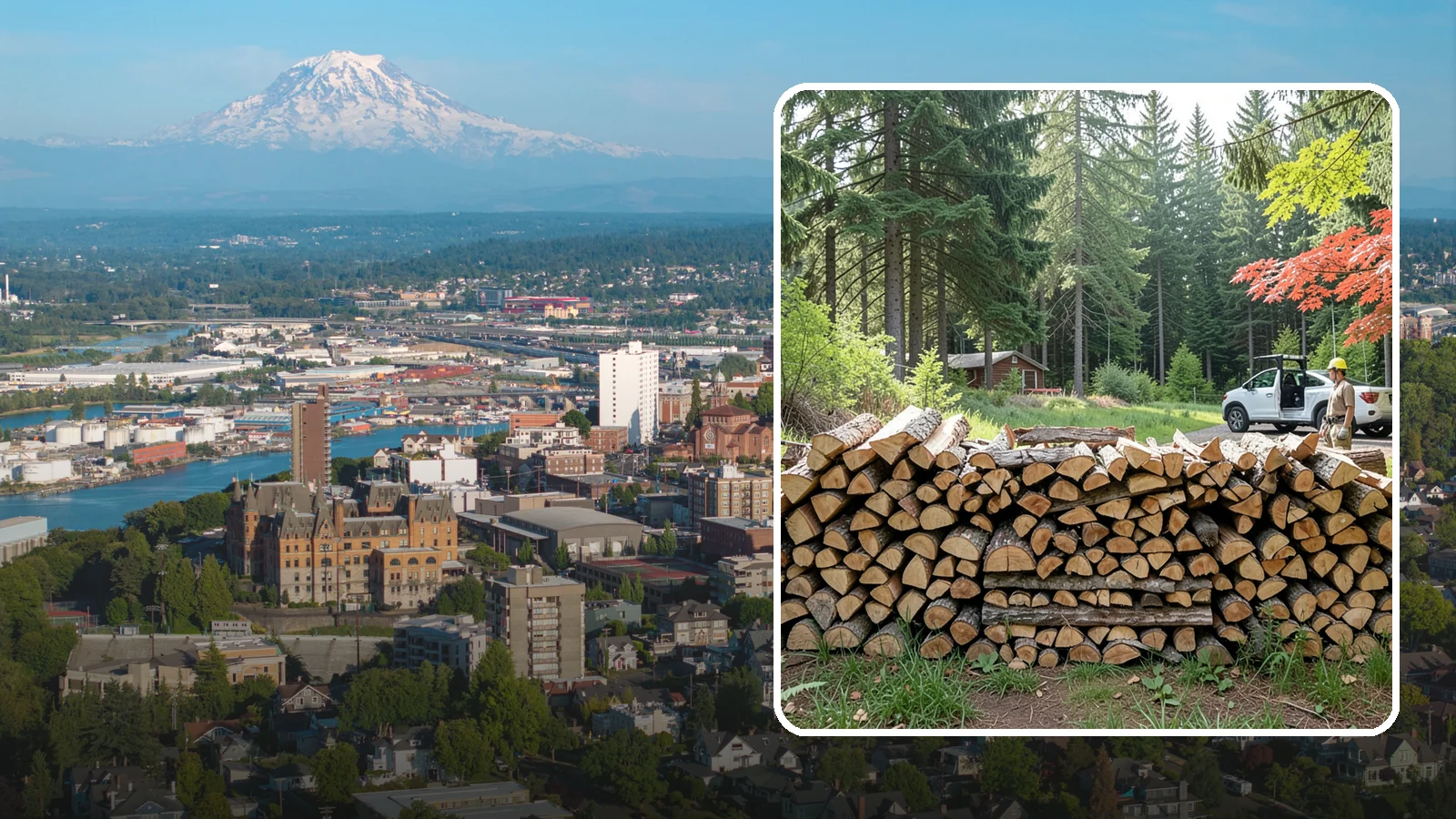 Reclaimed Firewood in Tacoma, Pierce County, WA - We turn wood that would otherwise be discarded into clean, usable firewood for your stove or fireplace.