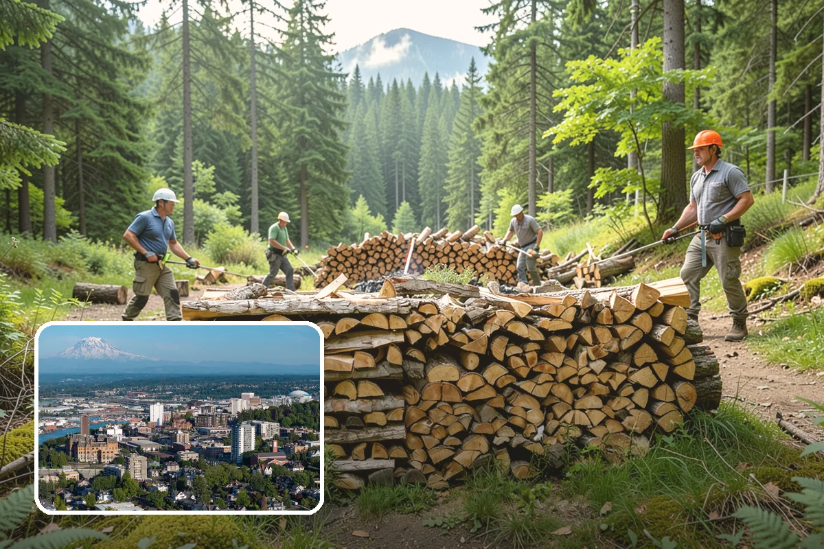 Reclaimed Firewood in Tacoma, Pierce County, WA - Diverts usable wood from the waste stream