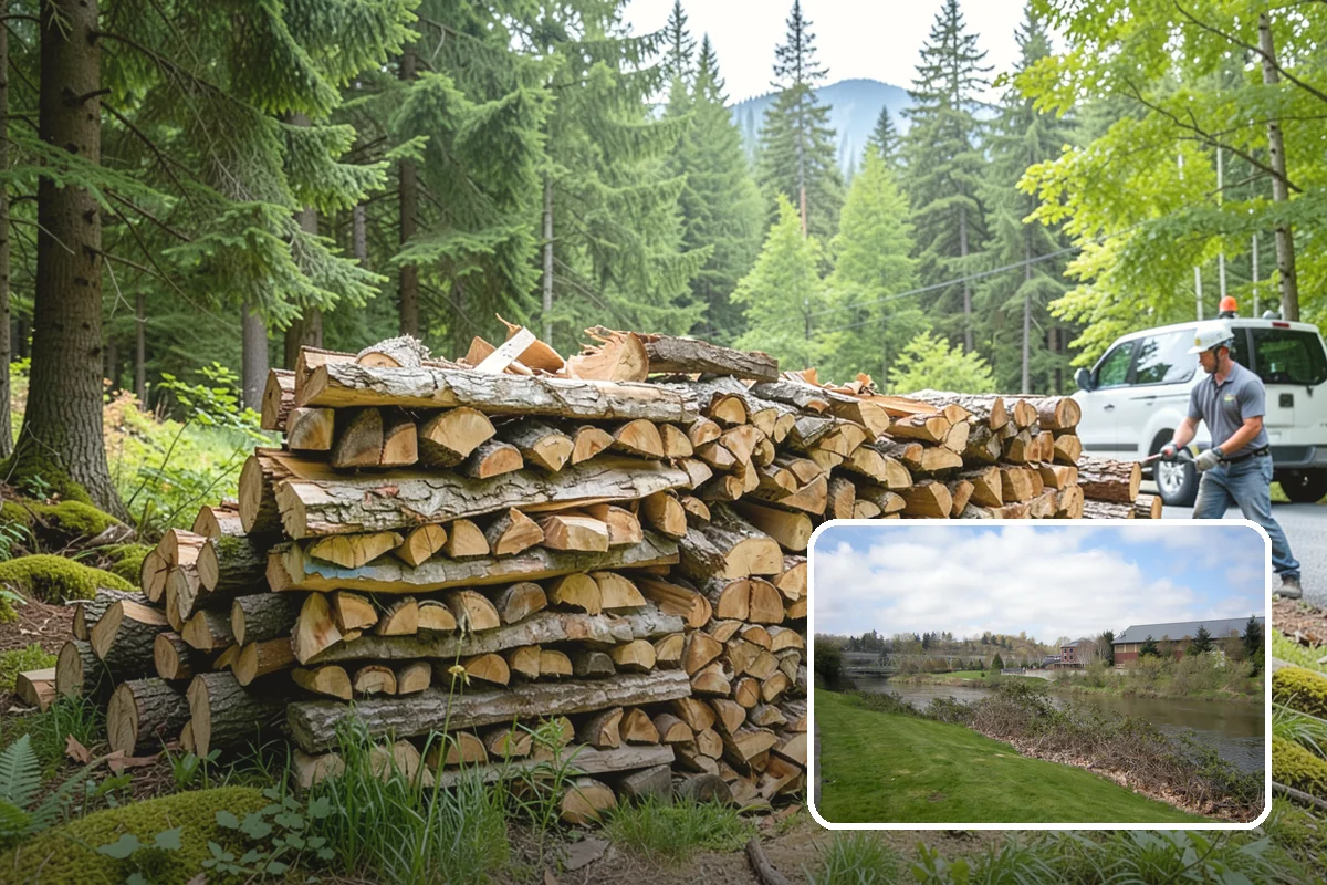 Reclaimed Firewood in Tukwila, King County, WA - Diverts usable wood from the waste stream
