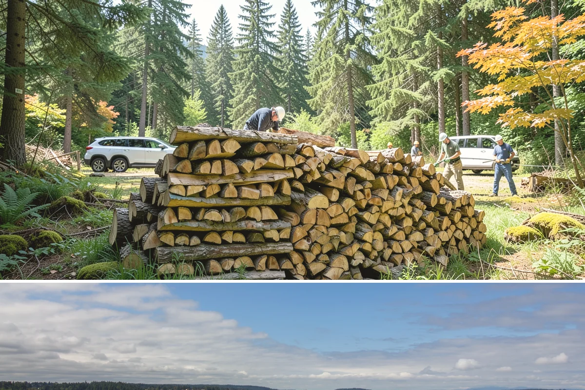 Reclaimed Firewood in University Place, Pierce County, WA - Available throughout the year, with fall and winter being the most popular times to stock reclaimed fuel.