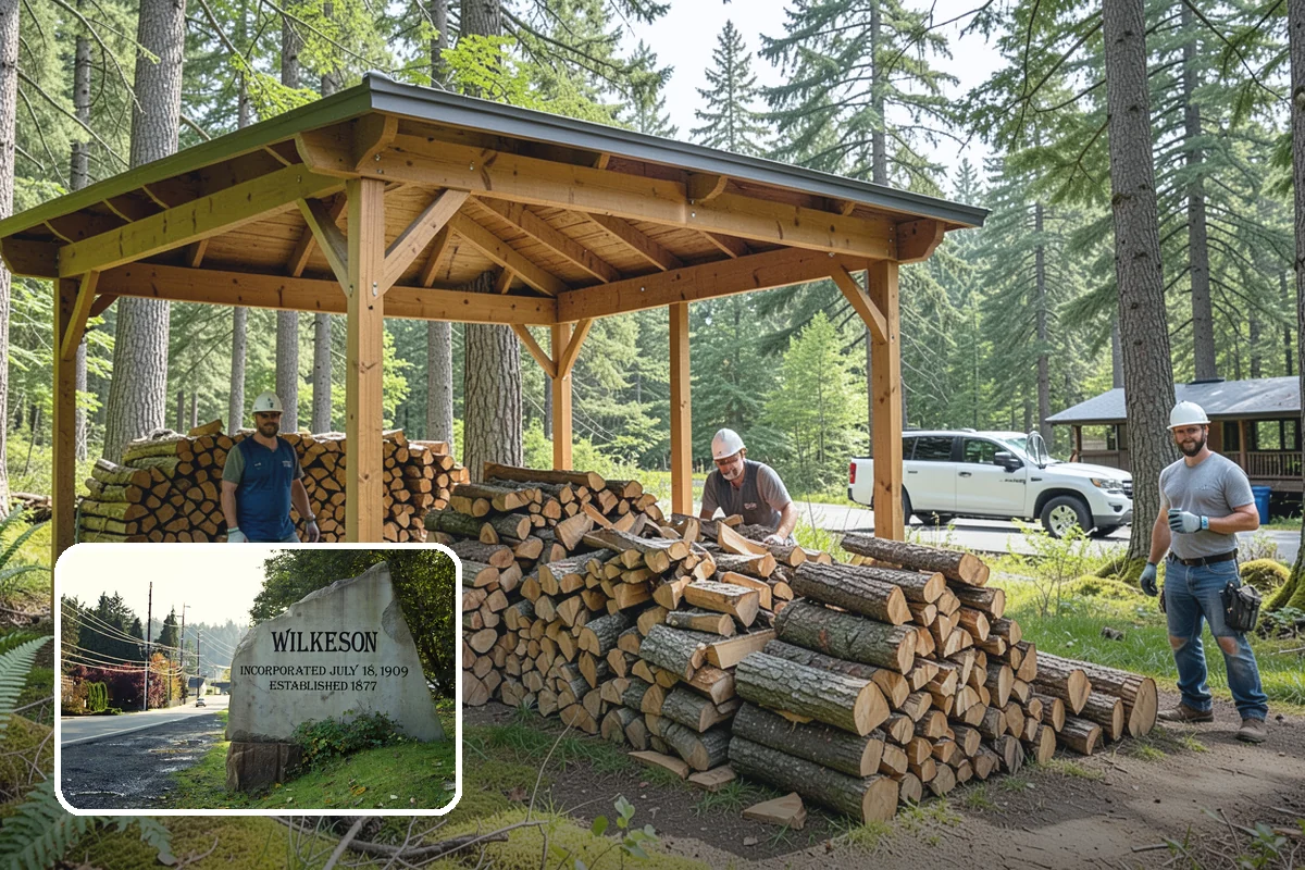 Reclaimed Firewood in Wilkeson, Pierce County, WA - Diverts usable wood from the waste stream