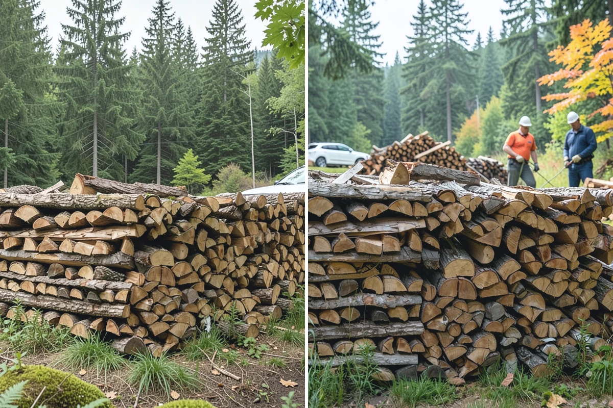 Reclaimed Firewood in Wilkeson, Pierce County, WA - Identify and collect suitable reclaimed wood