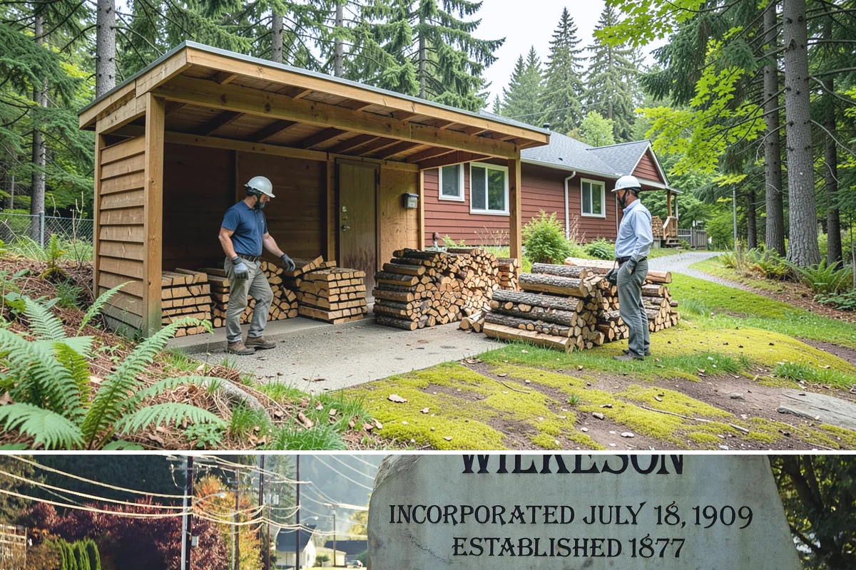 Reclaimed Firewood in Wilkeson, Pierce County, WA - Available throughout the year, with fall and winter being the most popular times to stock reclaimed fuel.