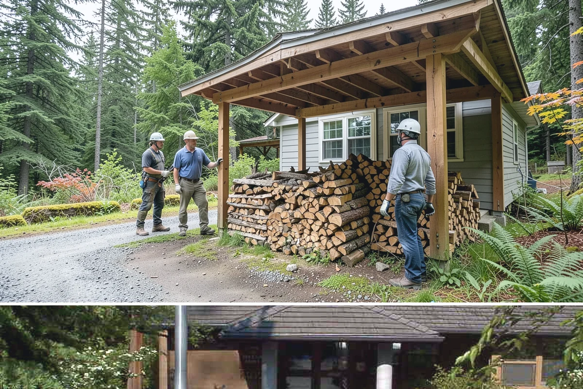 Reclaimed Firewood in Yarrow Point, King County, WA - Available throughout the year, with fall and winter being the most popular times to stock reclaimed fuel.