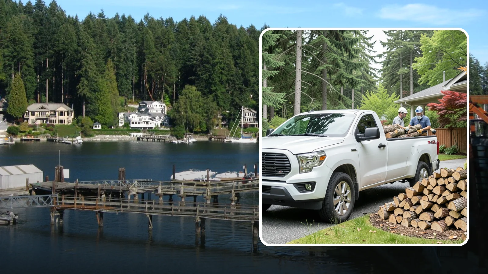 Recurring Delivery in Gig Harbor, Pierce County, WA - Firewood delivered on a repeating schedule so you never run out during the season.
