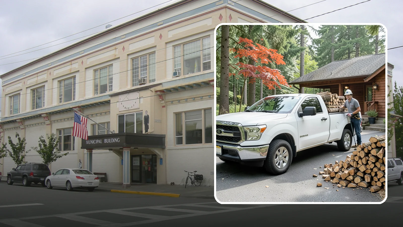 Residential Firewood Delivery in Anacortes, Skagit County, WA - We deliver seasoned firewood directly to homes, placing it exactly where you want it around your Pacific Northwest property.