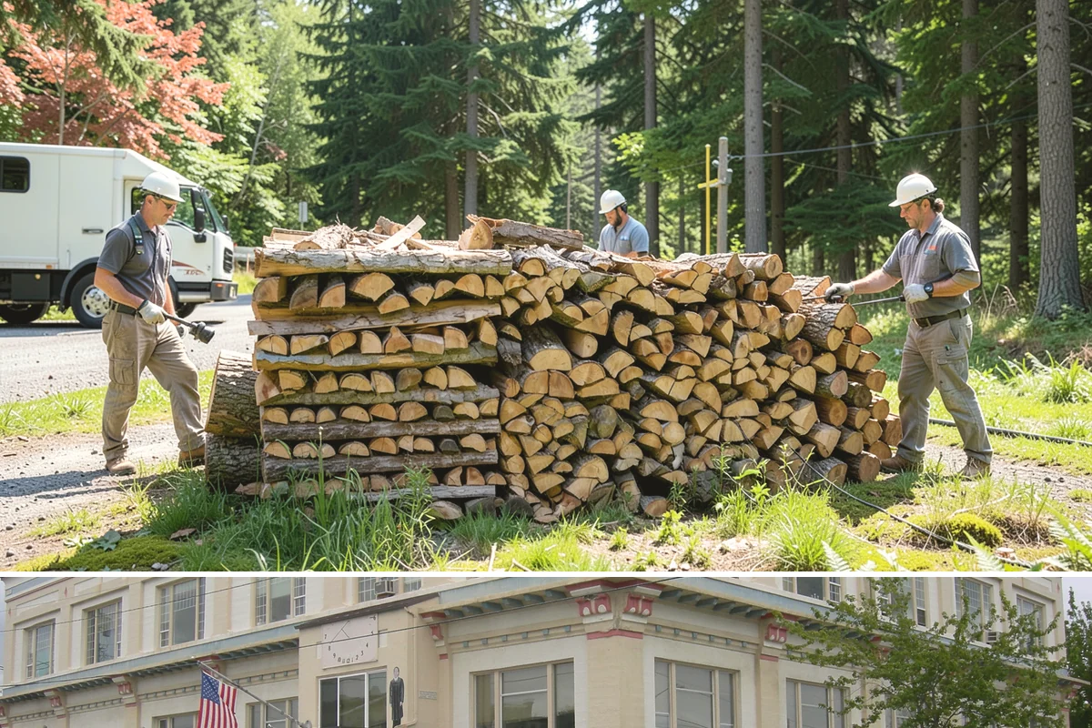 Residential Firewood Delivery in Anacortes, Skagit County, WA - Schedule residential delivery in early fall so your home is stocked before the cold, wet weather sets in.