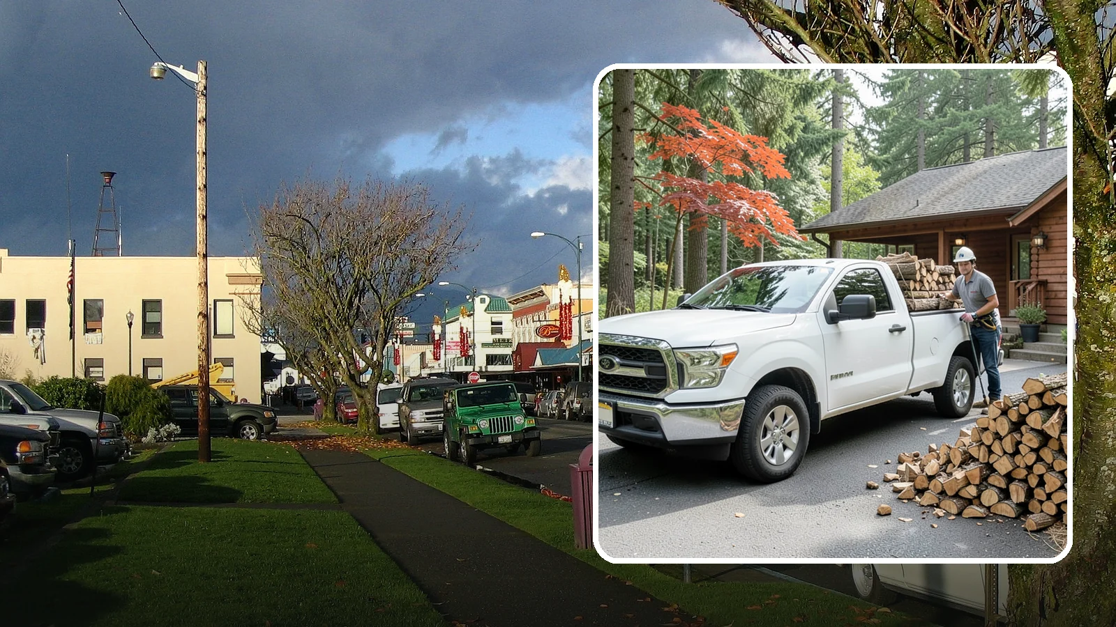 Residential Firewood Delivery in Arlington, Snohomish County, WA - We deliver seasoned firewood directly to homes, placing it exactly where you want it around your Pacific Northwest property.