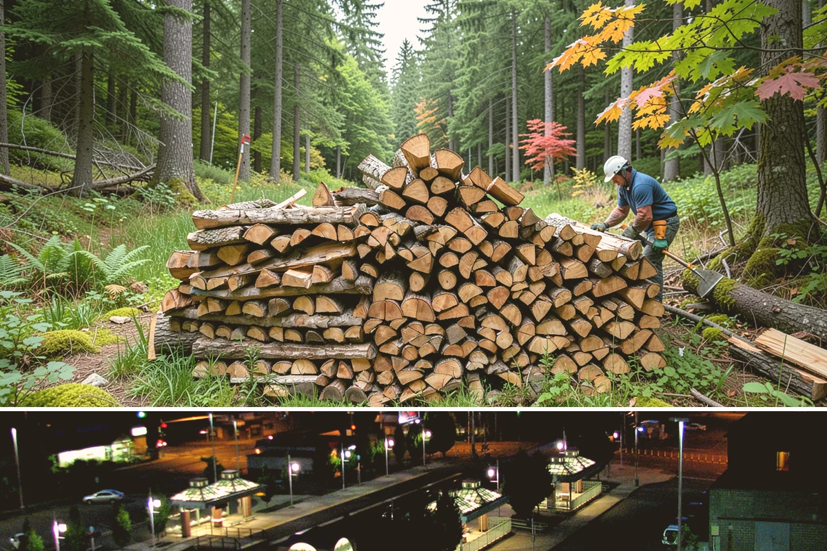 Residential Firewood Delivery in Auburn, King County, WA - Schedule residential delivery in early fall so your home is stocked before the cold, wet weather sets in.