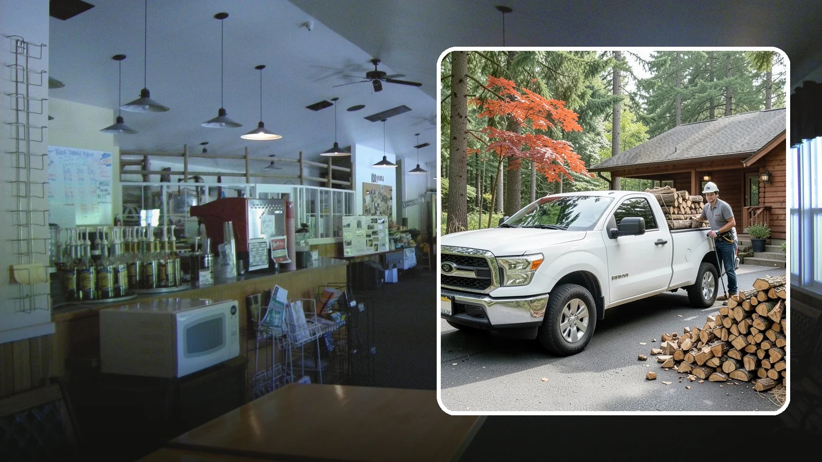 Residential Firewood Delivery in Black Diamond, King County, WA - We deliver seasoned firewood directly to homes, placing it exactly where you want it around your Pacific Northwest property.