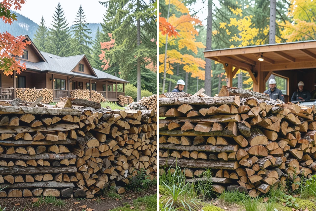 Residential Firewood Delivery in Bonney Lake, Pierce County, WA - We confirm your address, quantity, and preferred drop spot