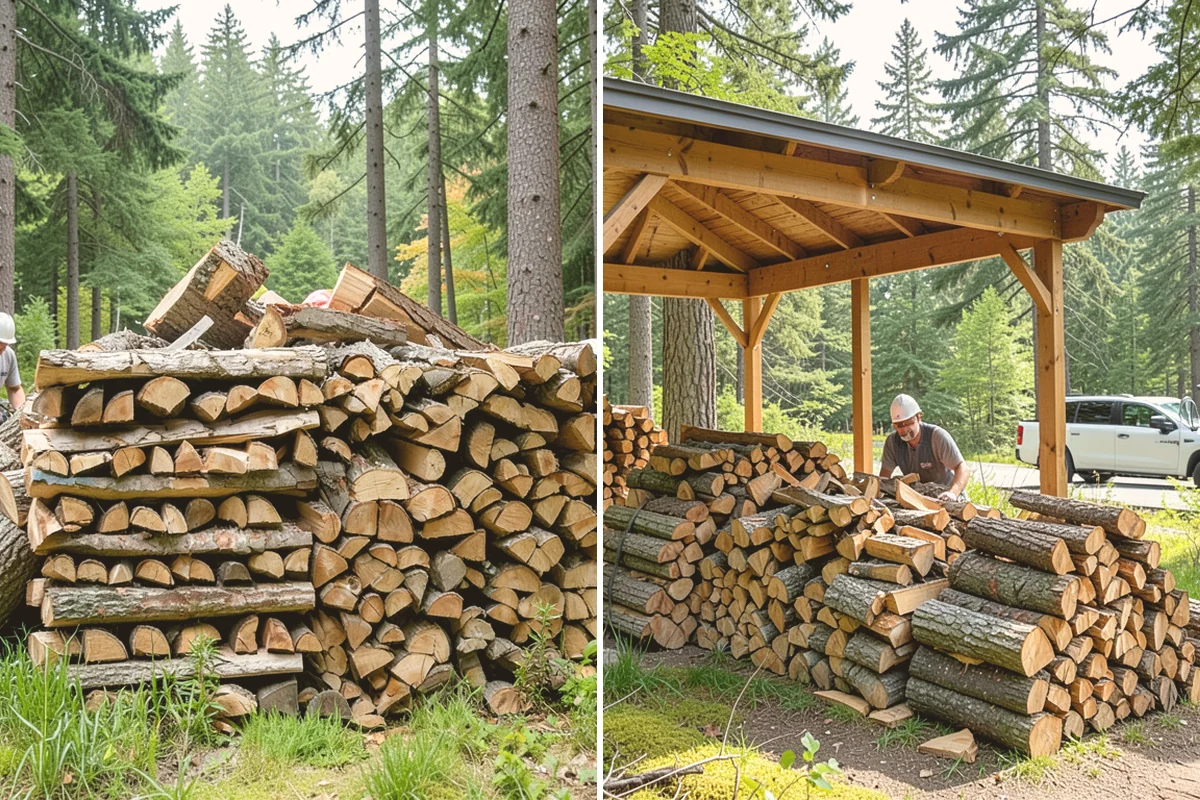 Residential Firewood Delivery in Brier, Snohomish County, WA - We confirm your address, quantity, and preferred drop spot